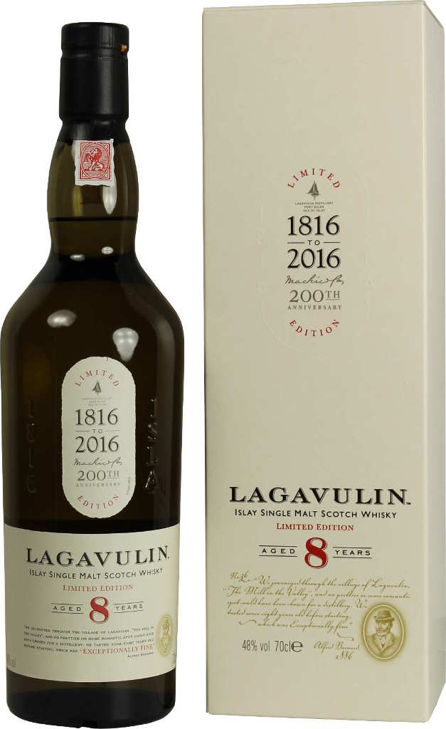 Lagavulin 8 Years Scotch Malt Whisky 0.7L (48% Vol.) - Lagavulin - Whisky