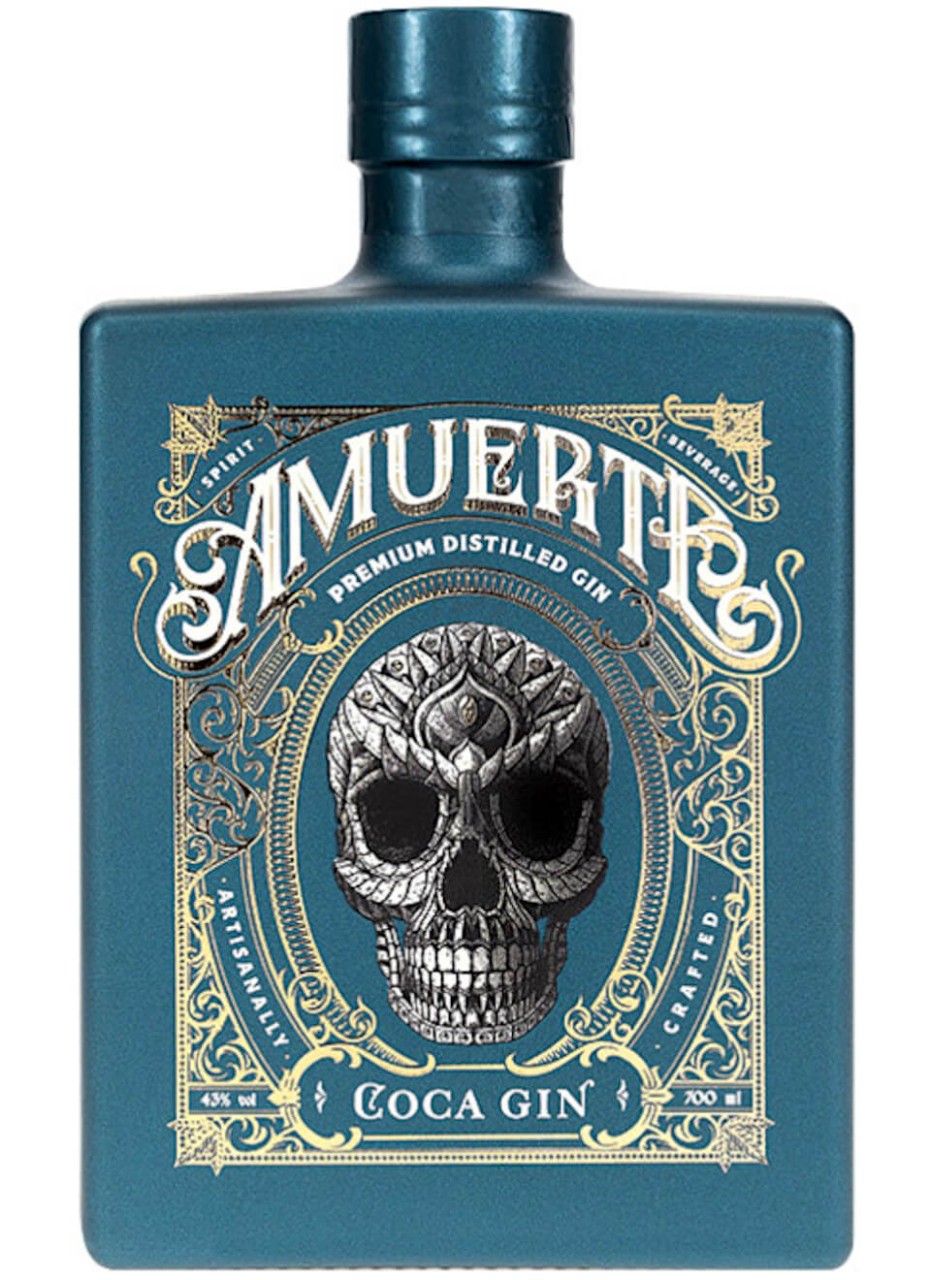 Amuerte green Coca Leaf Gin Edition 2022 0.7l 43% vol. grün Curuba –  inn-out-shop